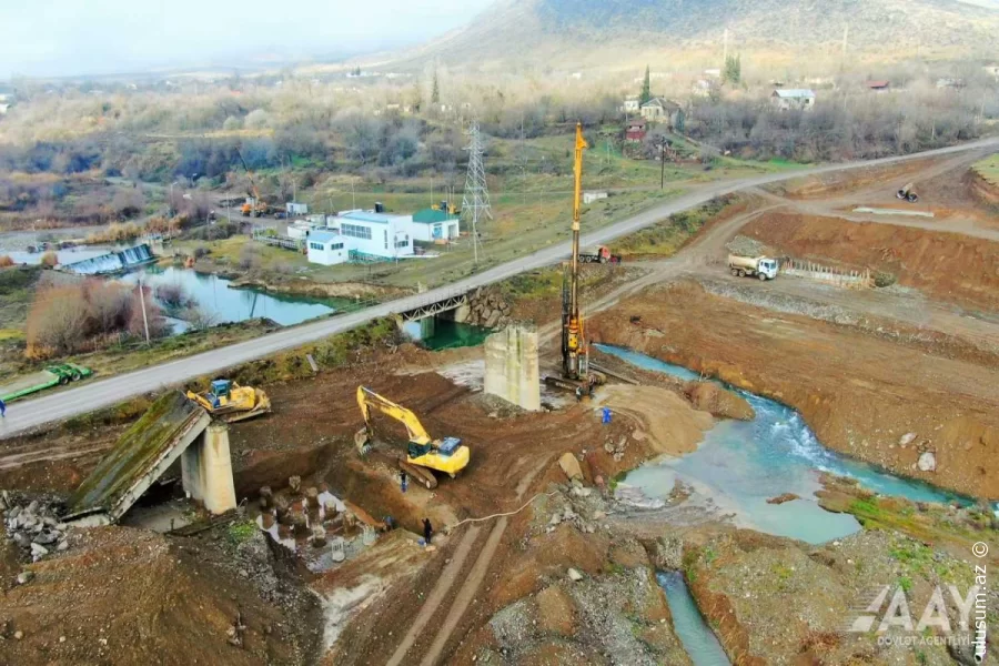 Ağdərə-Ağdam avtomobil yolunun inşasına START VERİLDİ