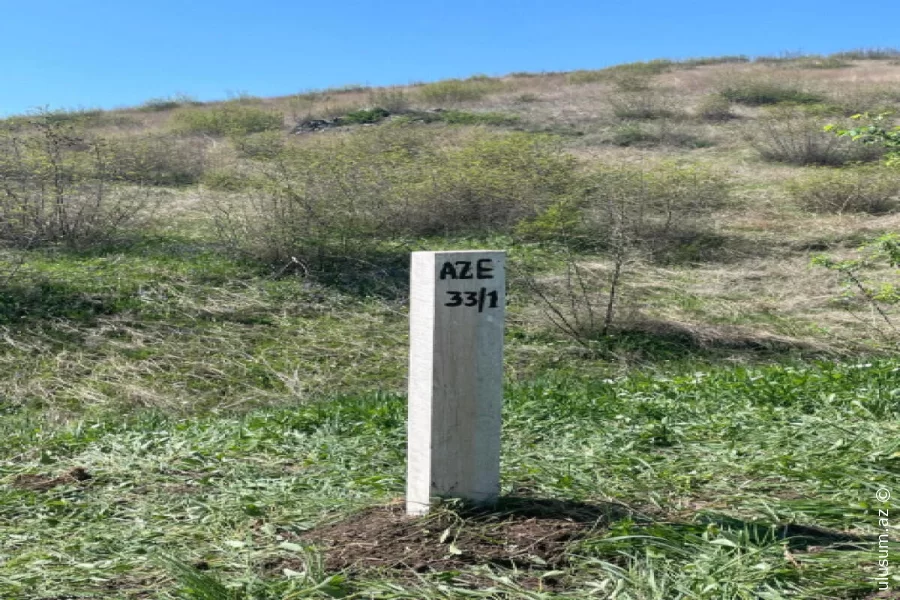 35 sərhəd dirəyi quraşdırıldı, geodeziya işlərinin yarısından çoxu HAZIRDIR