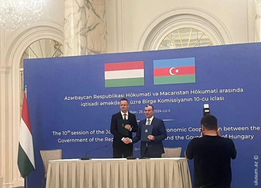 Azərbaycan-Macarıstan arasında Protokol İMZALANDI