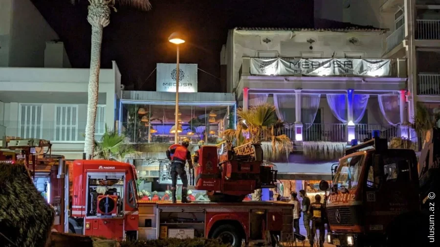 İspaniyada restoran çökdü - ölənlər var - VİDEO