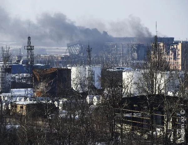 Donetskdə güclü partlayış baş verib - VİDEO