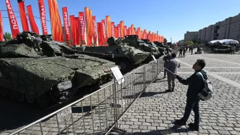 Ukraynada vurulmuş NATO tankları və zirehli maşınları MOSKVADA EKSKLÜZİV