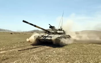 Tank bölmələri ilə intensiv döyüş hazırlığı üzrə MƏŞĞƏLƏLƏR - VİDEO