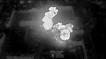 Rusiya Ukrayna şəhərini bombalayıb - VİDEO