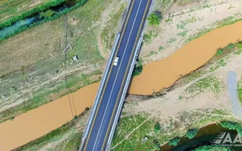 Köhnə Ələt-Astara avtomobil yolunda körpü tikintisi davam etdirilir