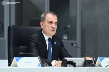 Ceyhun Bayramov Almaniyada keçirilən Konfransında çıxış etdi