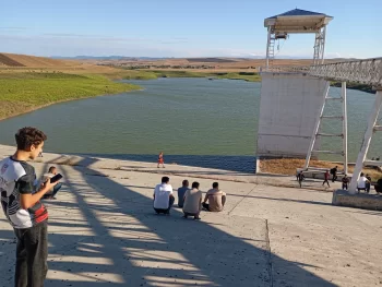 Cəlilabadda suda batan şəxsin axtarışları aparılır - FOTO