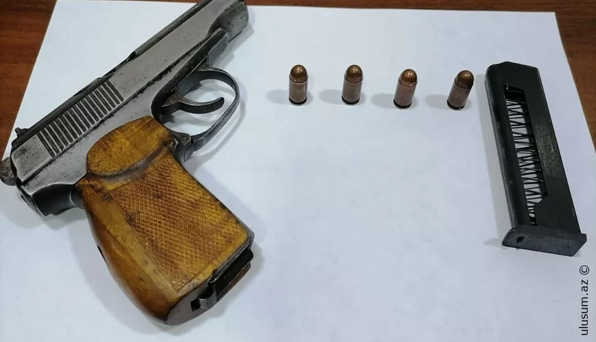 Saatlı sakinindən “Makarov” götürülüb