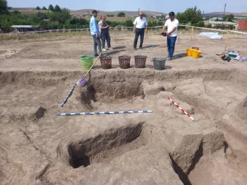 Cəlilabadda qədim kənd qalıqları aşkar edilib - FOTOLAR