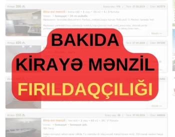 DİQQƏT - BAKIDA KİRAYƏ MƏNZİL FIRILDAQÇILIĞI GENİŞ VÜSƏT ALIB