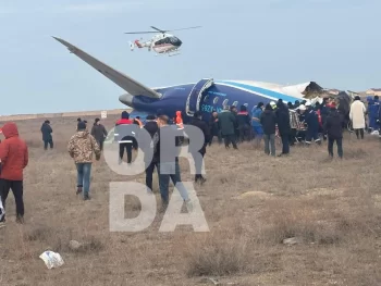 Bakıdan Qroznıya uçan təyyarə Aktauda qəzaya uğrayıb