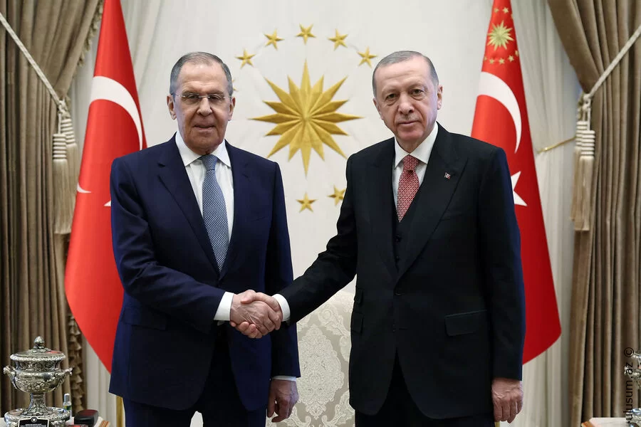 Ərdoğanla Lavrov görüşdülər