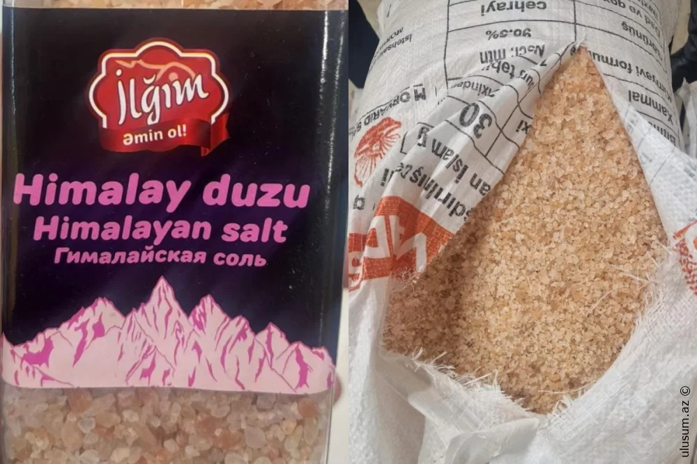 Azərbaycanda saxta "Himalay Duzu" satışı aşkarlanıb