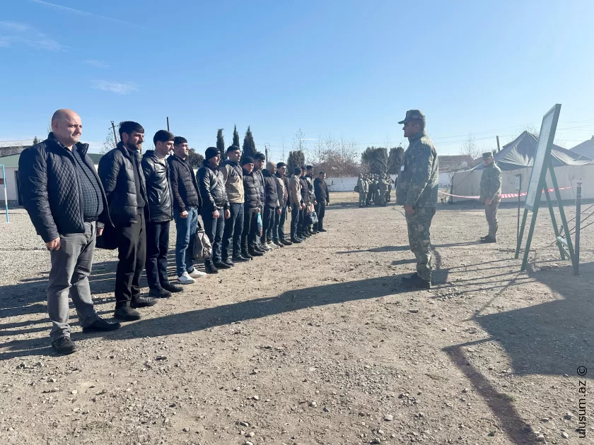 Hərbi vəzifəlilərin təlim toplanışı başlanıb