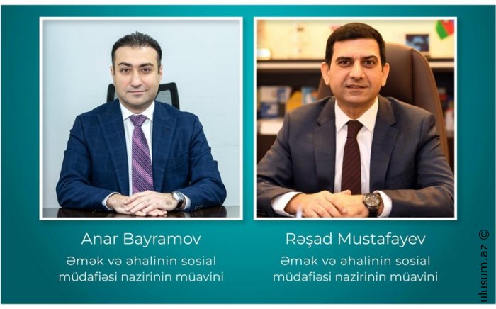 Əmək və əhalinin sosial müdafiəsi nazirinə iki yeni müavin təyin olunub