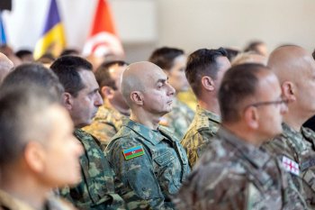 Azərbaycan hərbçiləri Gürcüstanda NATO təlimində iştirak edir - FOTO