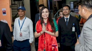 Leyla Əliyeva Nepaldan paylaşım etdi - FOTO
