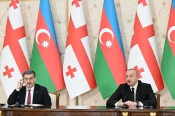 Azərbaycan və Gürcüstan prezidentləri mətbuat bəyanatlarla çıxış ediblər