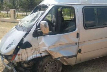 Şamaxıda yol qəzası nəticəsində 7 nəfər yaralandı