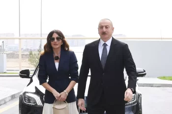 Prezident və birinci xanım “Sea Breeze”də layihələrlə tanış olublar