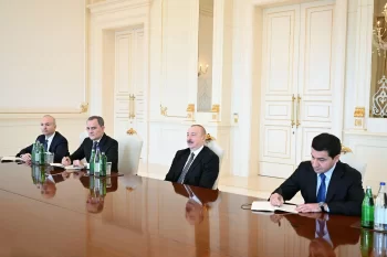 Prezident İlham Əliyev Sloveniyanın xarici işlər nazirini qəbul edib