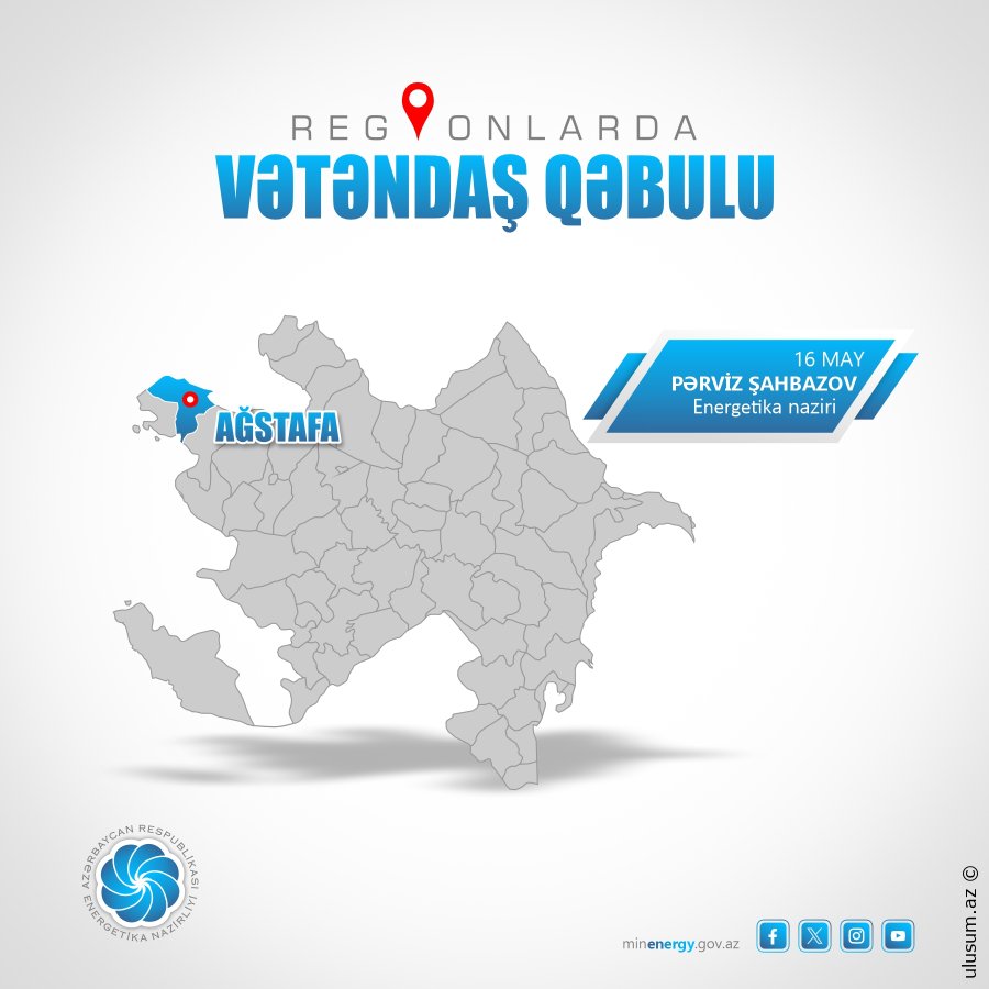 Energetika Nazirliyindən Vətəndaş Qəbulu Elanı