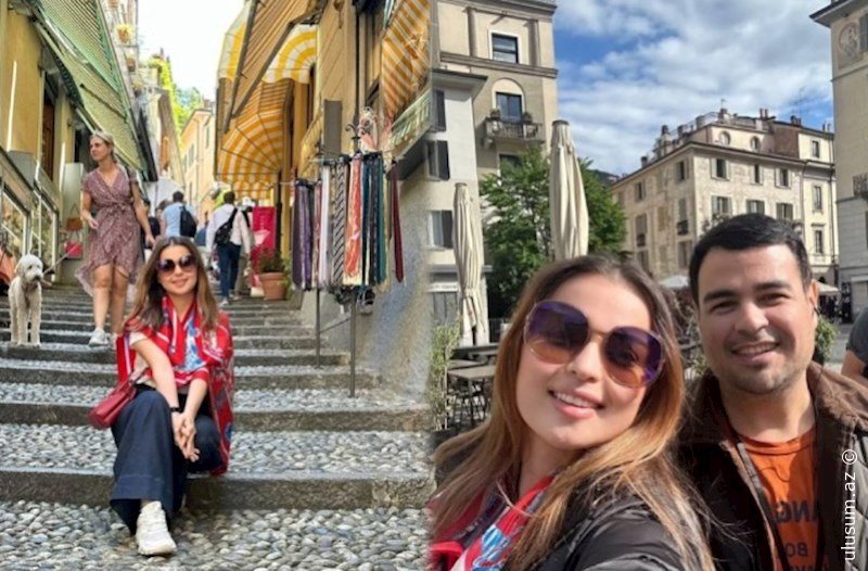 Sevda həyat yoldaşı ilə İtaliyada — FOTO - VİDEO