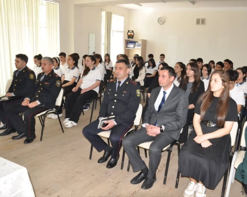 Saatlıda məktəblilərlə “Narkomaniyaya yox deyək” mövzusunda maarifləndirici görüş keçirildi