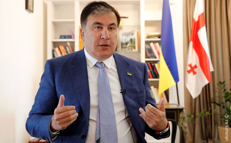 Saakaşviliyə Ukraynanın agenti statusu verildi