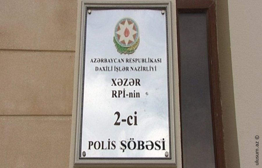 Xəzər rayonunda silsilə oğurluqlar edən şəxs saxlanılıb