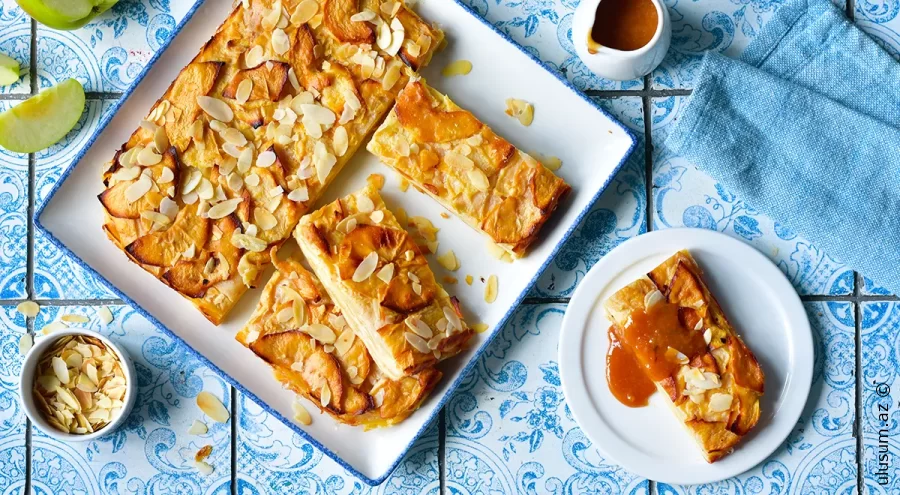 "Apple gratin" - Səhər Yeməyinizə Yeni Dad