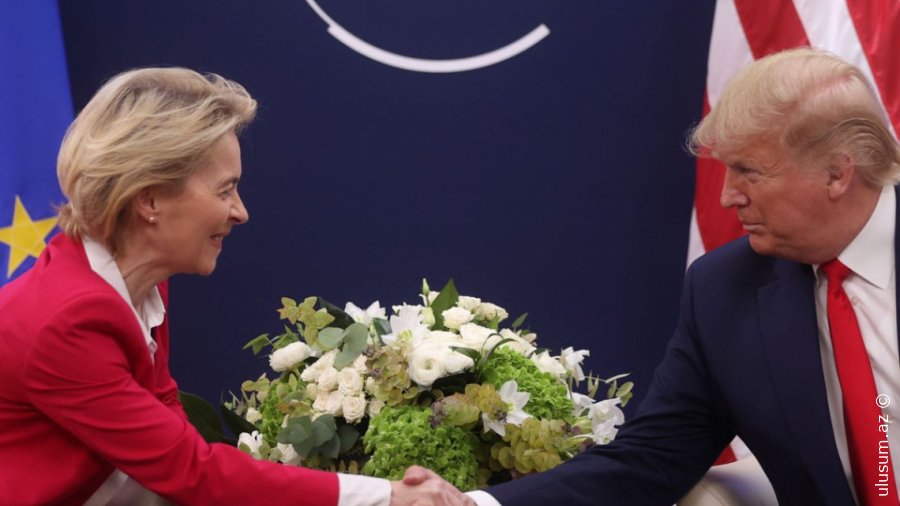 Trump, Ursula fon der Leyeni "heyrətamiz" adlandırdı