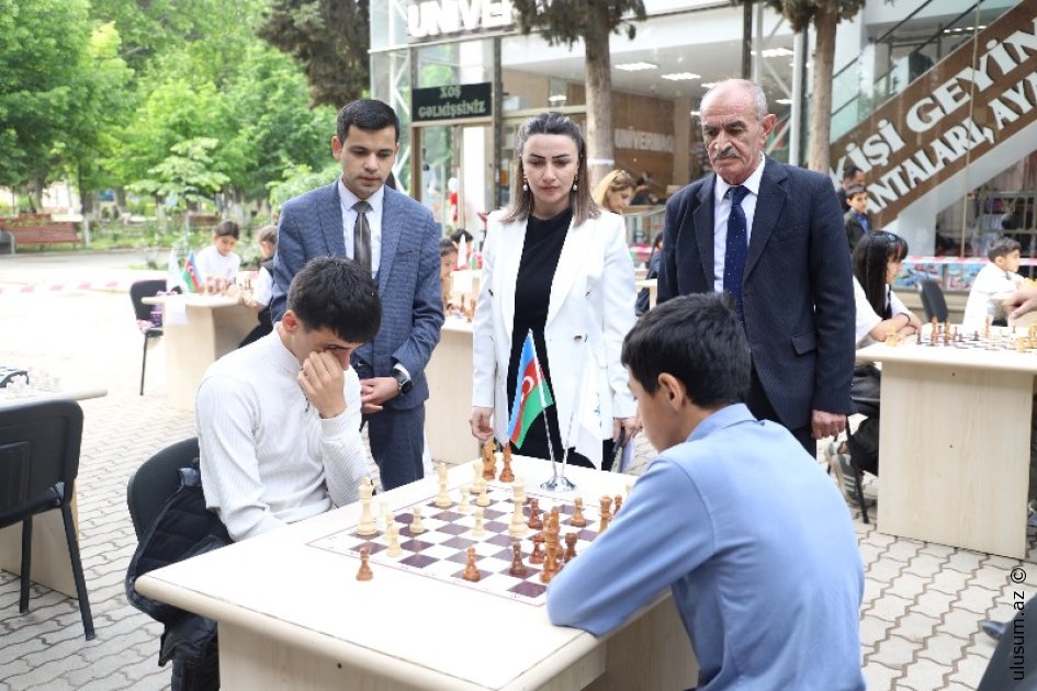 Tovuzda uşaq və yeniyetmələr arasında şahmat turniri keçirilib - FOTO