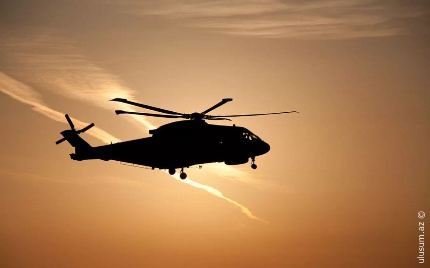 Rusiyada helikopter faciəsi - Mi-8 helikopteri yerə çırpıldı