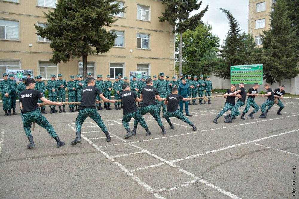 “Lənkəran” sərhəd dəstəsində “Sərhəd” hərbi-idman oyunu başa çatdı