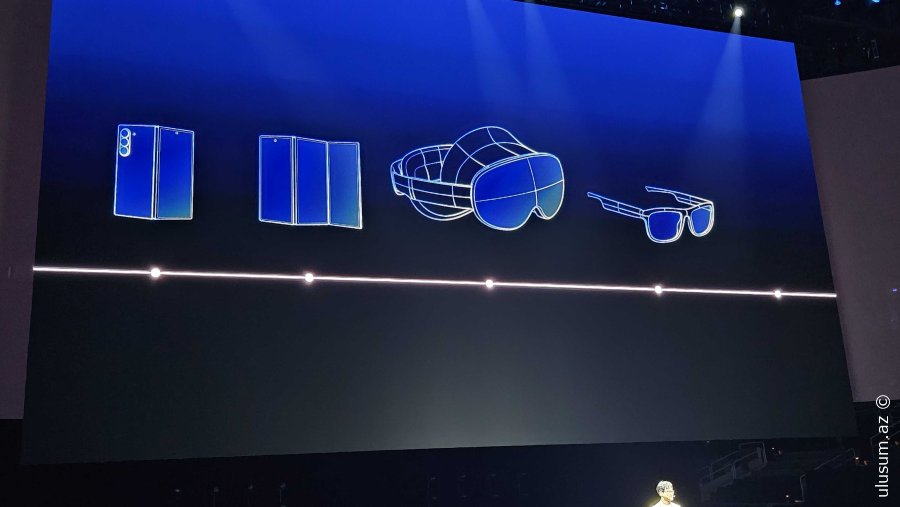 Samsung texnologiyada sərhədləri aşdı: Üçqatlanan telefon təqdim olundu