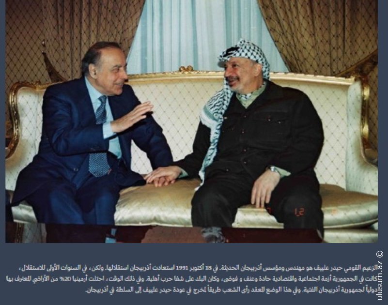 “Əl-Quds” qəzetində Ümummilli Lider Heydər Əliyev barədə məqalə yayımlanıb