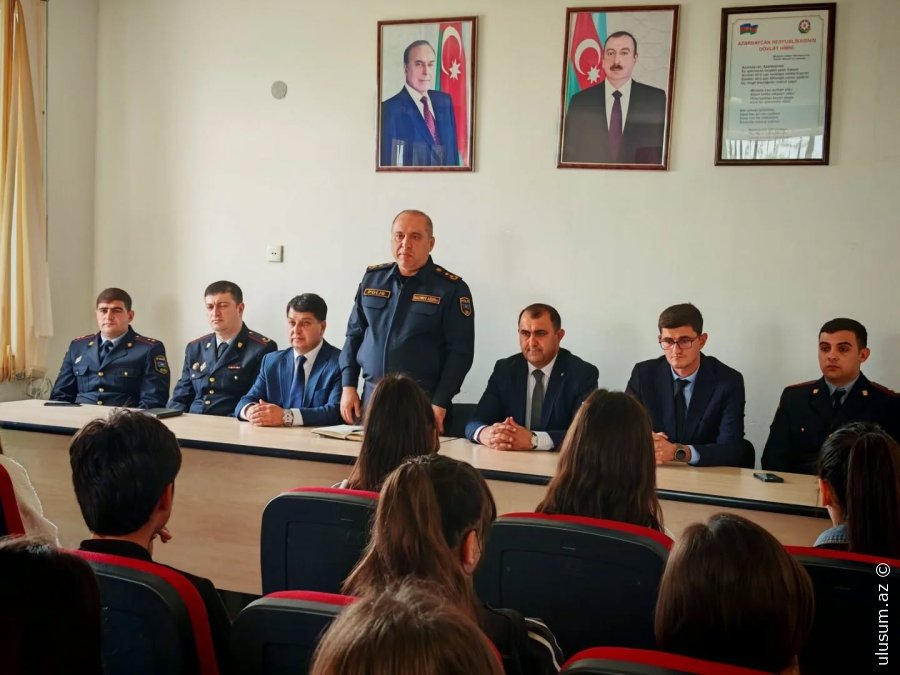 BNMİ Ucarda məktəblilərlə “Narkomaniyaya və erkən nikaha yox deyək” mövzusunda görüş keçirilib