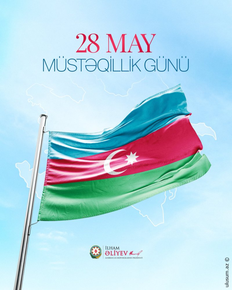 İlham Əliyev Müstəqillik Günü ilə əlaqədar paylaşım edib