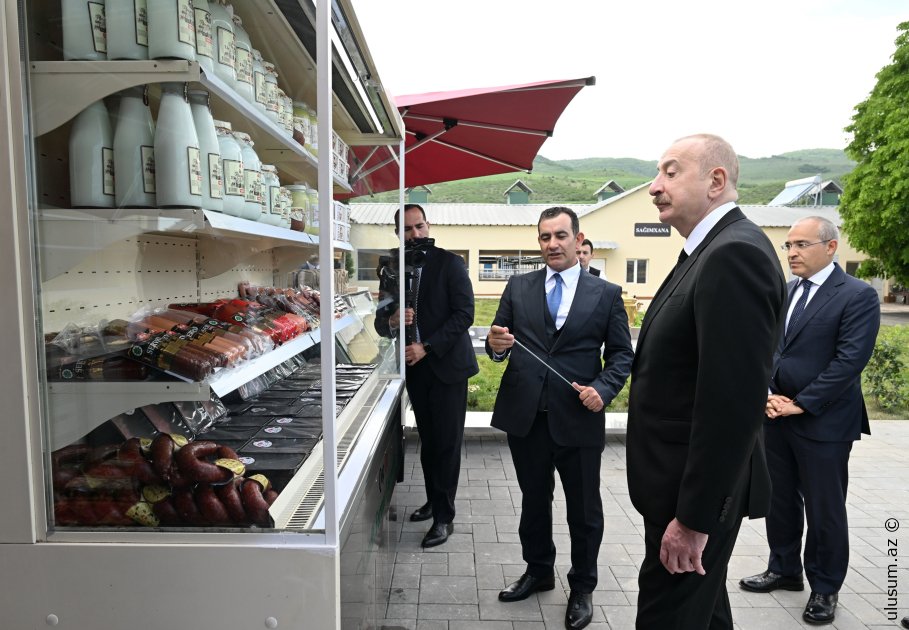 “Qoç Ət” MMC-nin Xocalıda heyvandarlıq kompleksinin açılışı olub