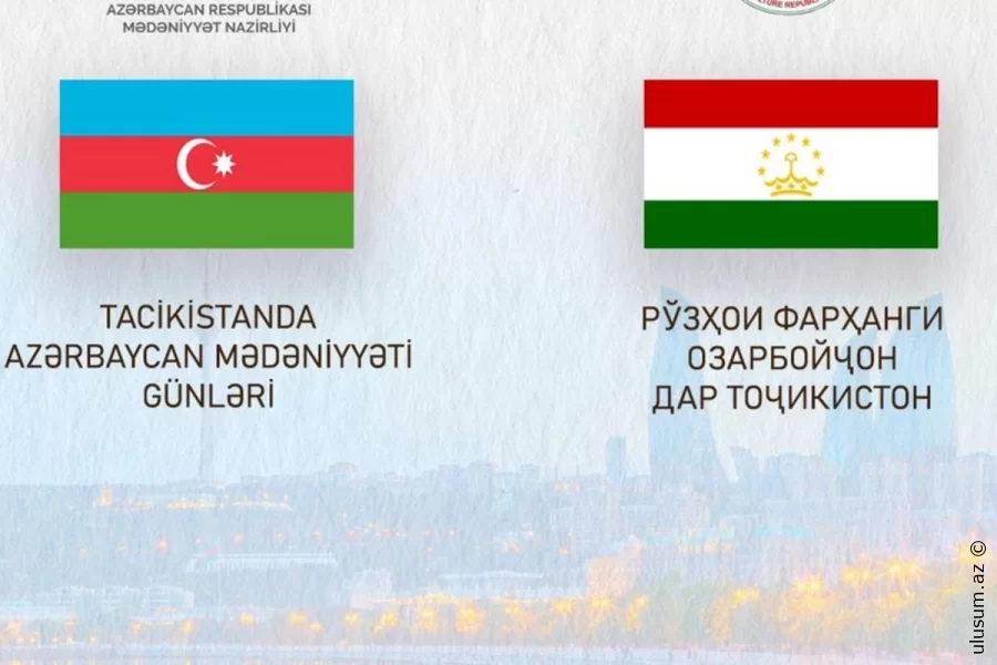 Azərbaycan Mədəniyyəti Tacikistanda Təqdim Olunacaq