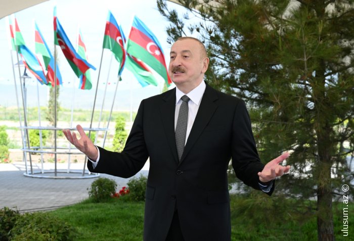 İlham Əliyev Ağdamda: Bu torpaqların sahibi həmişə biz olmuşuq