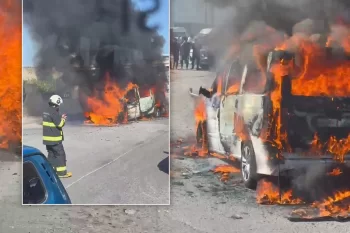 Lökbatanda “Mercedes Vito” alova qərq oldu  - VİDEO