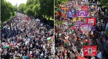 Londonda İsrailə silah satışına etirazlar güclənir