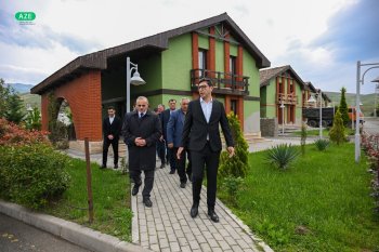 Fərid Qayıbov Göygöl Olimpiya İdman Kompleksində Tikinti İşlərini Yoxlayıb