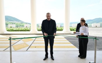 Prezident İlham Əliyev “Laçın” istirahət kompleksinin açılışında: FOTO - VİDEO