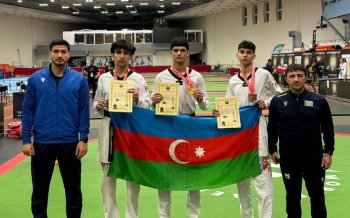 Taekvondoda növbəti uğur – gənclərimizdən 3 medal