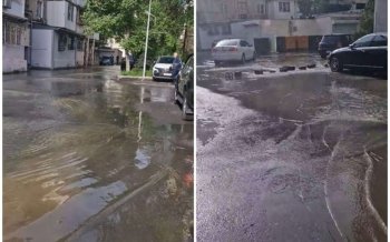 Yağıntı səbəbindən paytaxt yollarında su basmalar müşahidə olundu