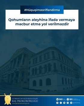 Azərbaycan Respublikasının Baş Prokurorluğunun Məlumatı