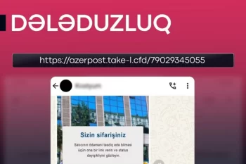 Azərpoçtun adından yeni dələduzluq oyunu - FOTO